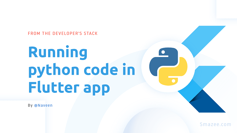 How to run the python code in the Flutter app?