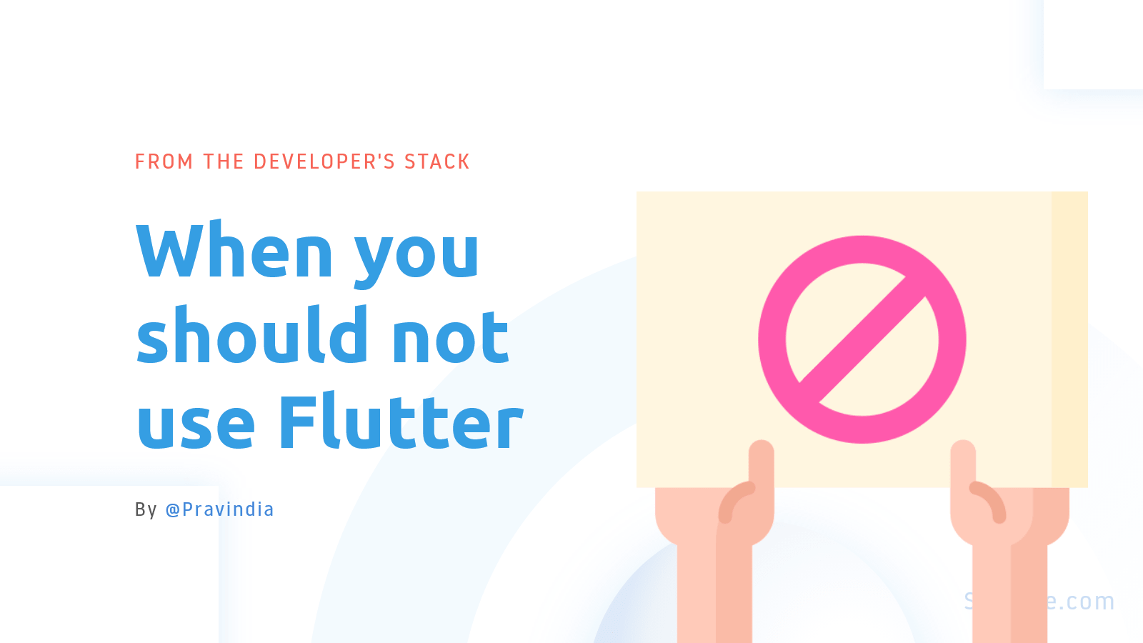 When not to use Flutter