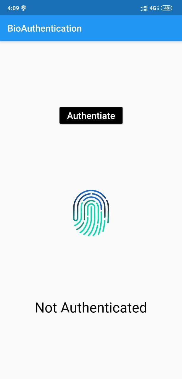 Fingerprint Authentication in Flutter